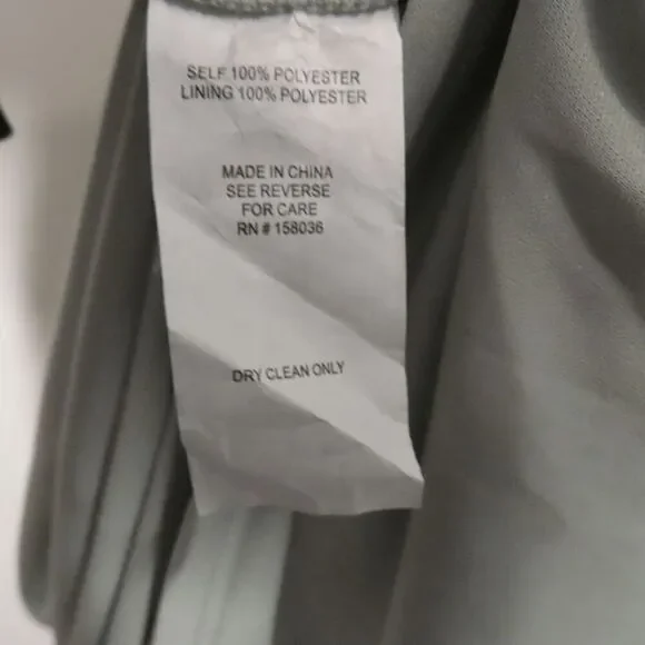 Birdy Grey Dove Gray Spence V-Neck Convertible Dress X-Large - Picture 6 of 8